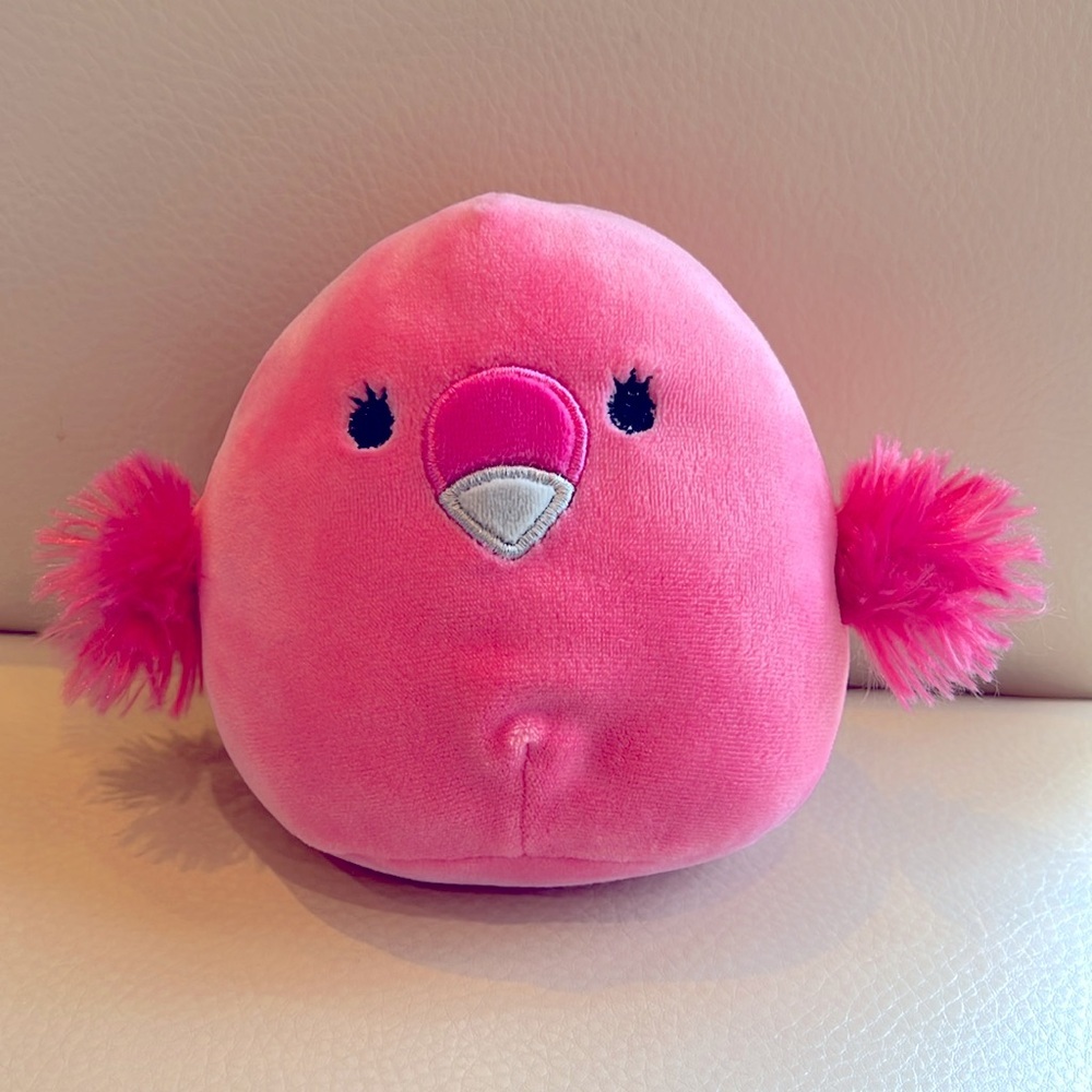 3 for $10🐣 New ✨Squishmallows Mini 5" Cookie the Pink Flamingo